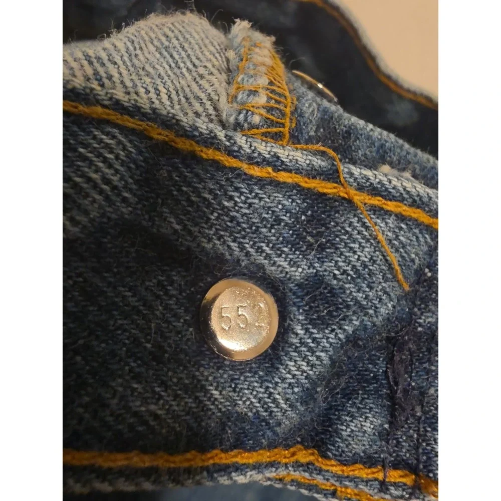 Rare! 90s Vintage Mens Levi's 501xx Straight Leg Denim Jeans USA Size (27x27)